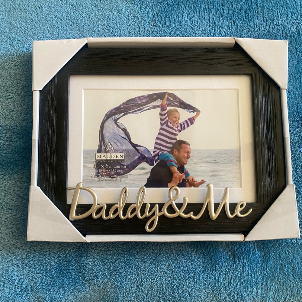 Daddy and Me picture frame
